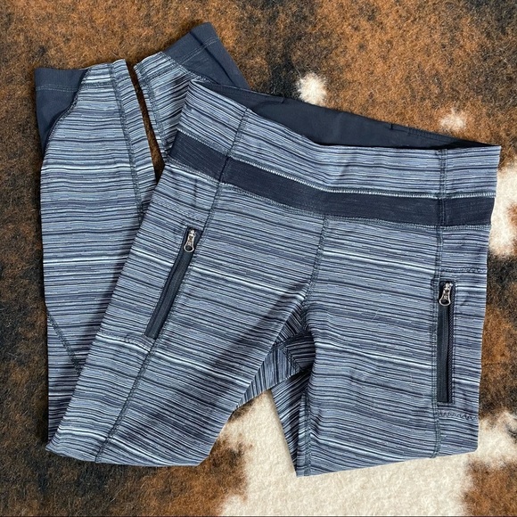 Lululemon Inspire Tight Mesh Stripe Luxtreme 6 - Picture 1 of 7